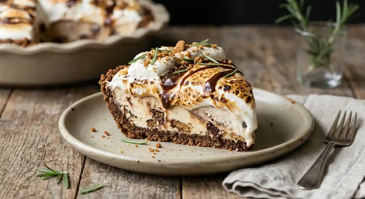 S'mores Ice Cream Pie