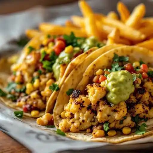 Baja Cauliflower Tacos