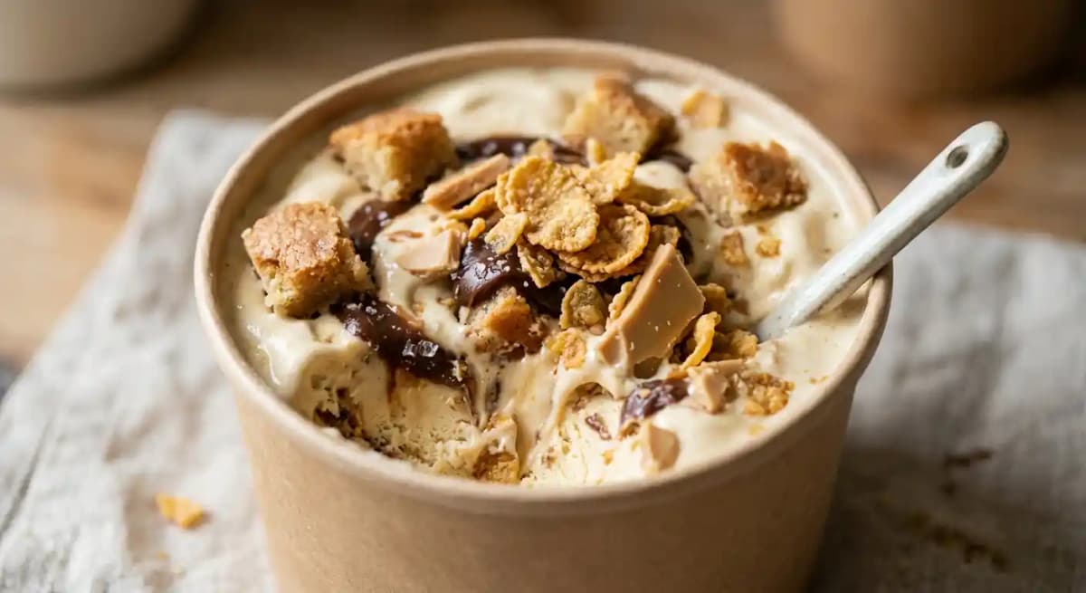 fried milk ice cream pint