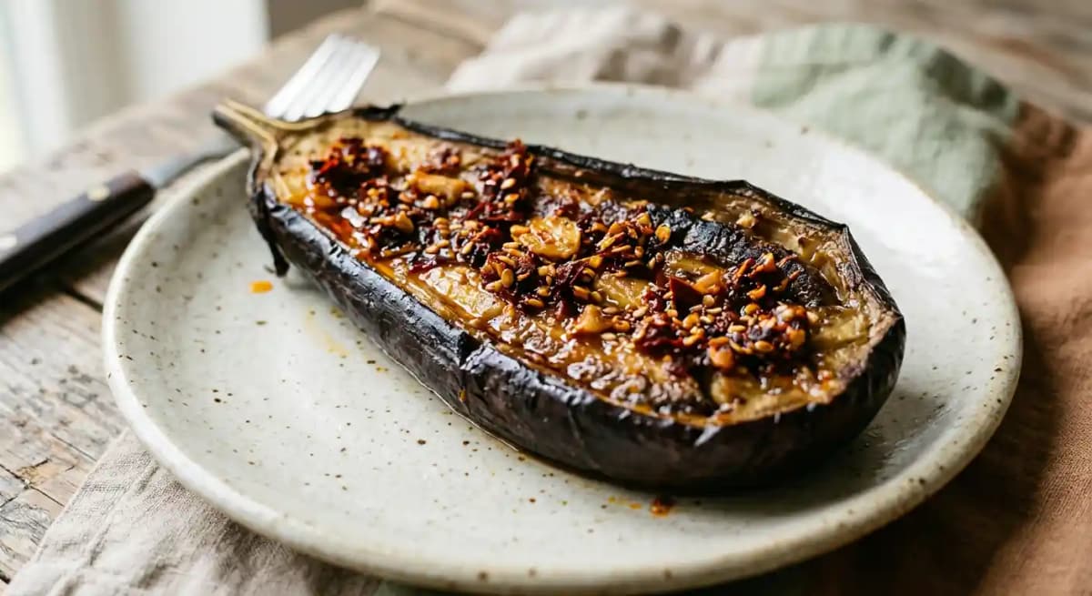 SMOKED BBQ AUBERGINE