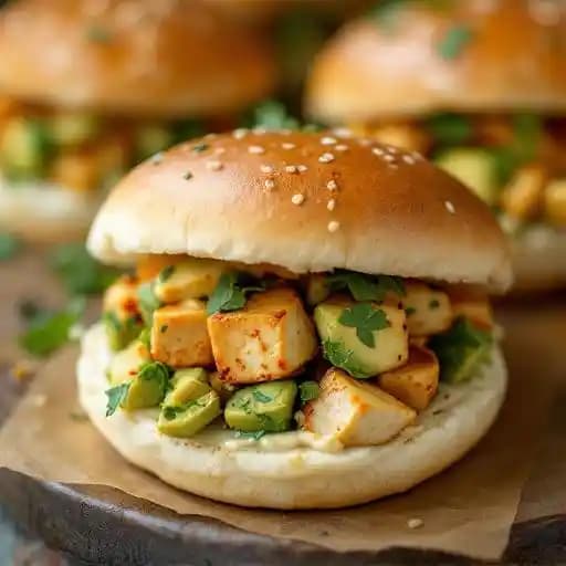 Tofu & Spicy Avocado Bao