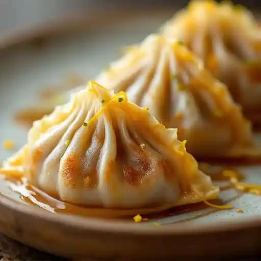 pork & kimchee gyoza, yuzu