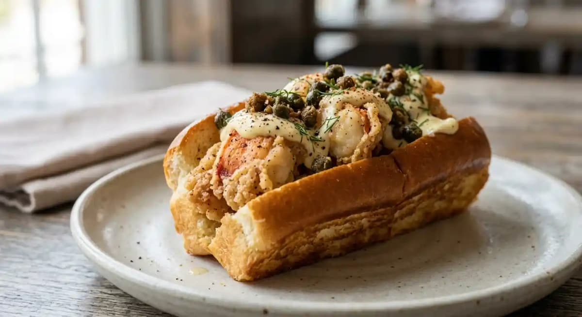 Chicken Fried Lobster Roll