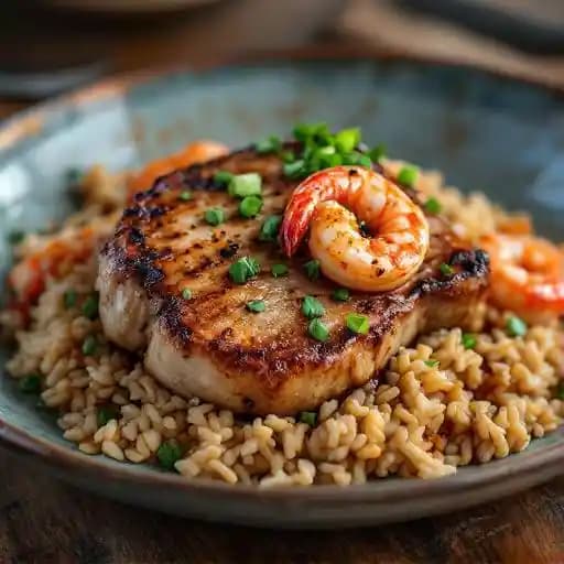 Garlic and Smoked Paprika Rubbed Pork Chop