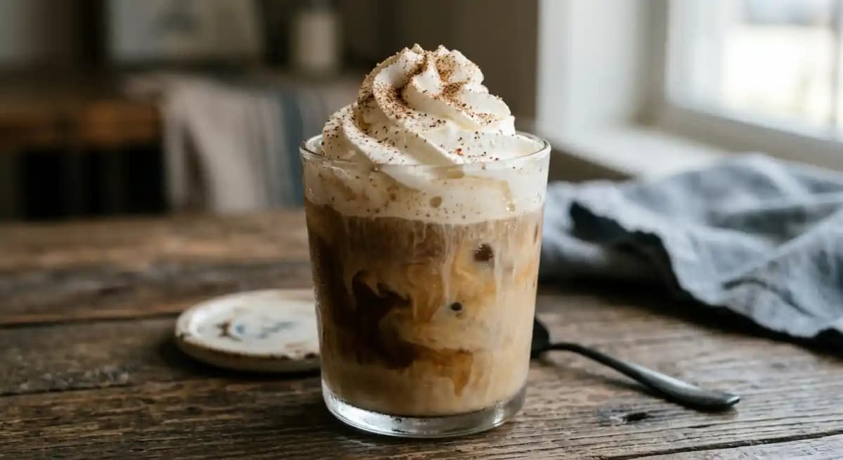 Creamy Vanilla Iced Coffee