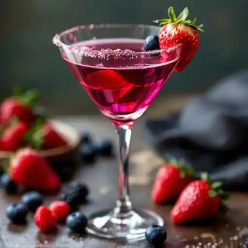 Wild Berry Infusion Martini