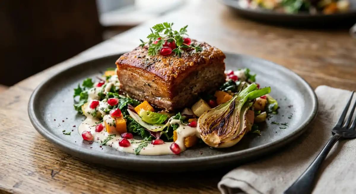 Crispy Lamb Pavé