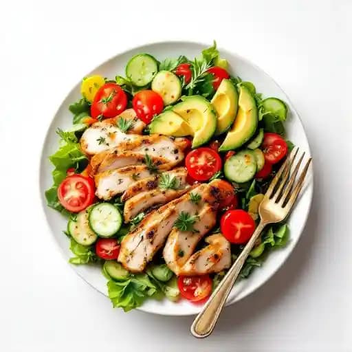 Rosemary Baked Chicken Chef Salad