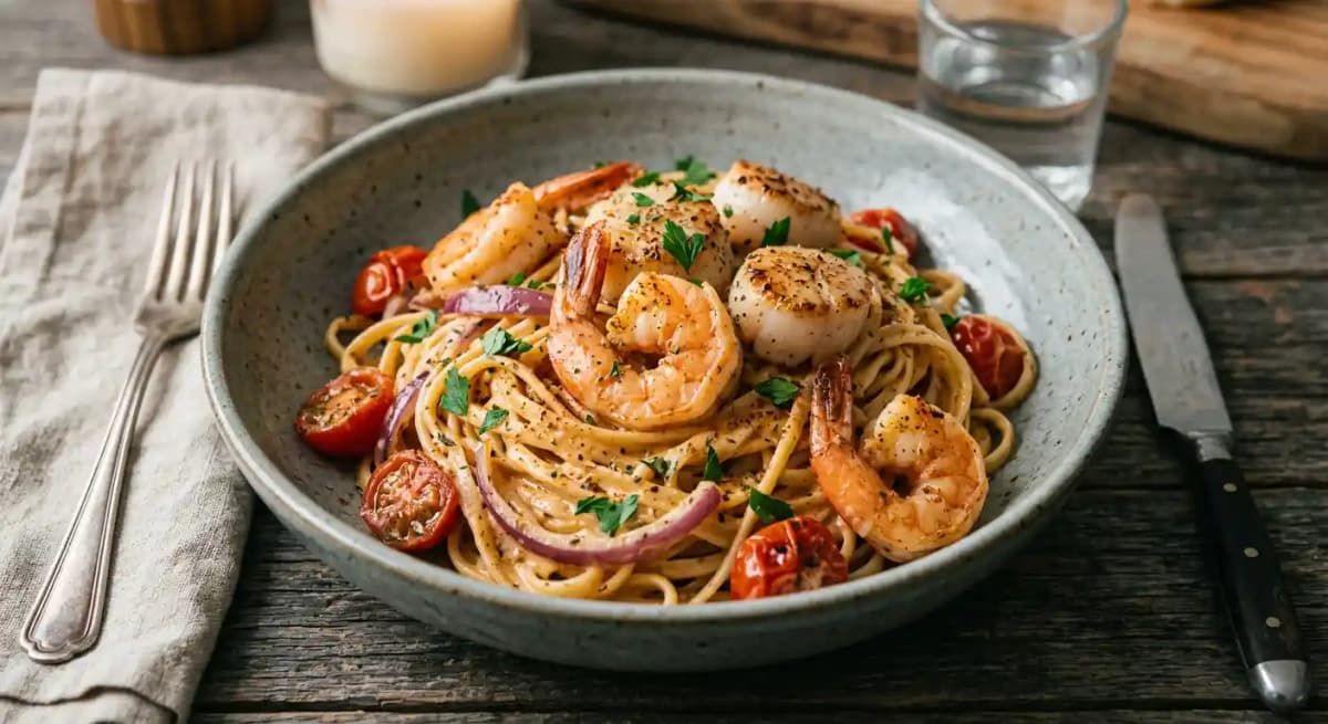 Cajun Seafood Pasta