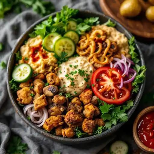 Persian shawarma bowl