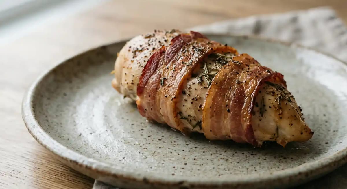 Chicken Breast Wrapped in Bacon