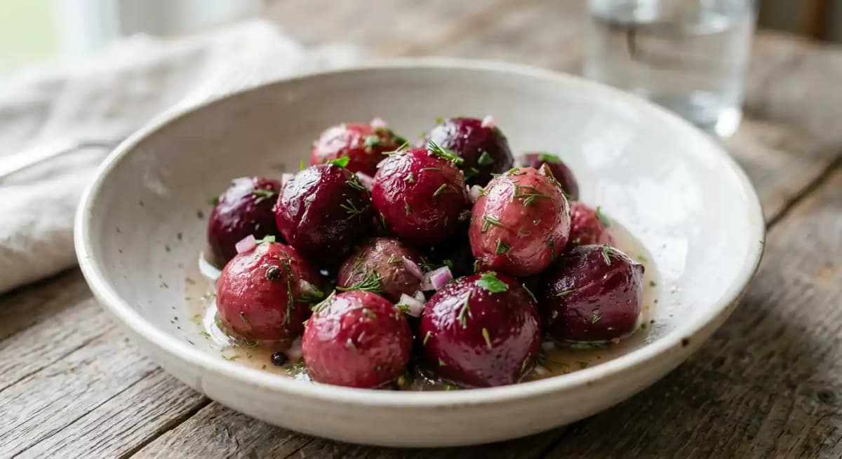 Marinated Baby Beets