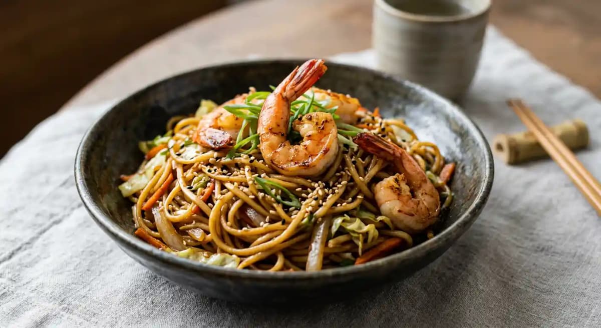 YAKISOBA SHRIMP