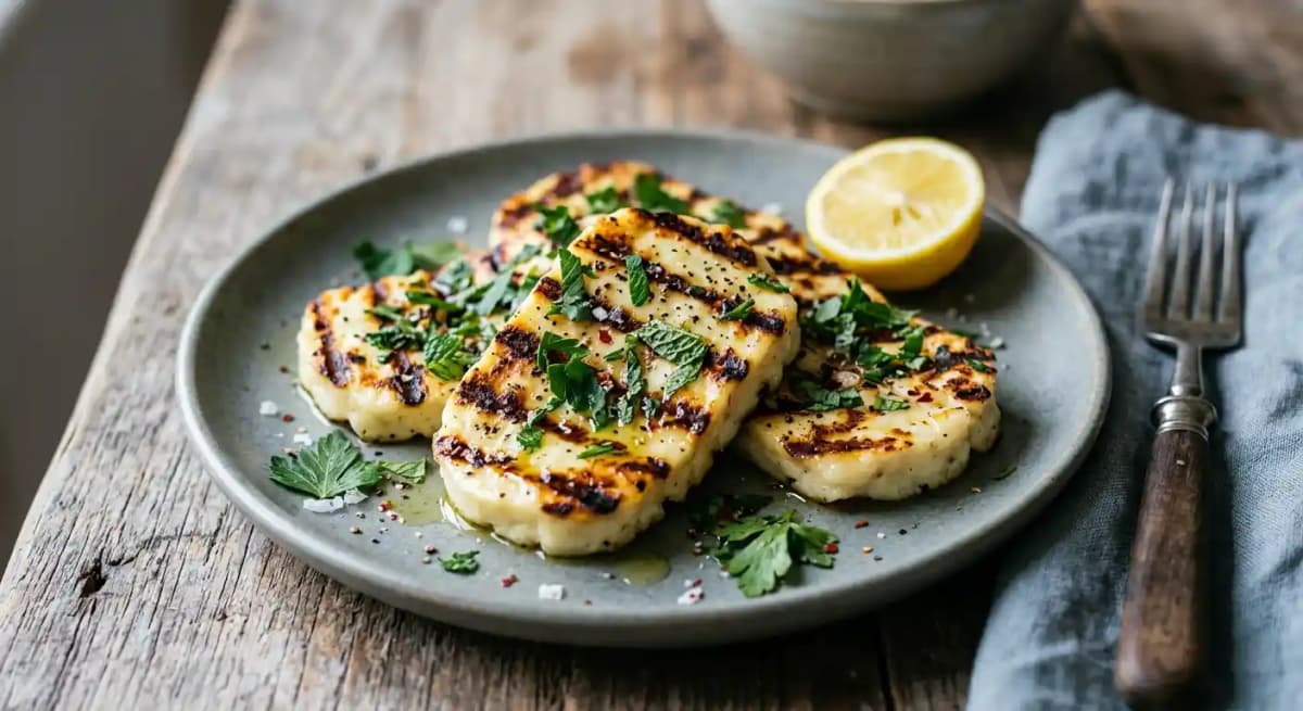 Grilled Halloumi Cheese
