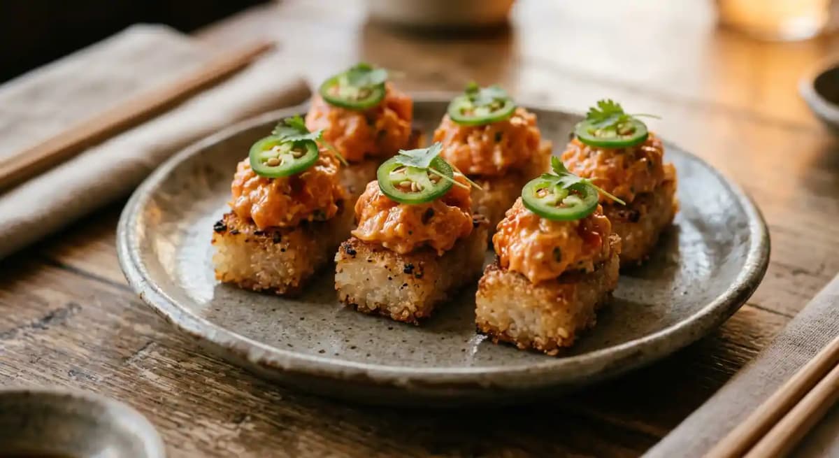 Crispy Rice with Spicy Tuna
