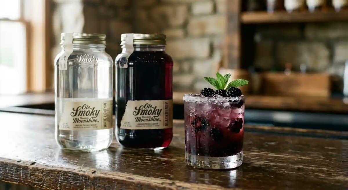 Blackberry Moonshine Margarita