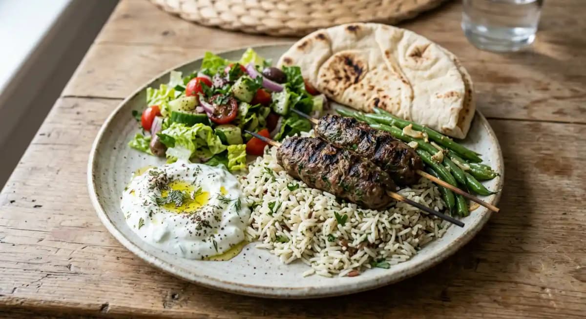 Lamb Kifta Plate