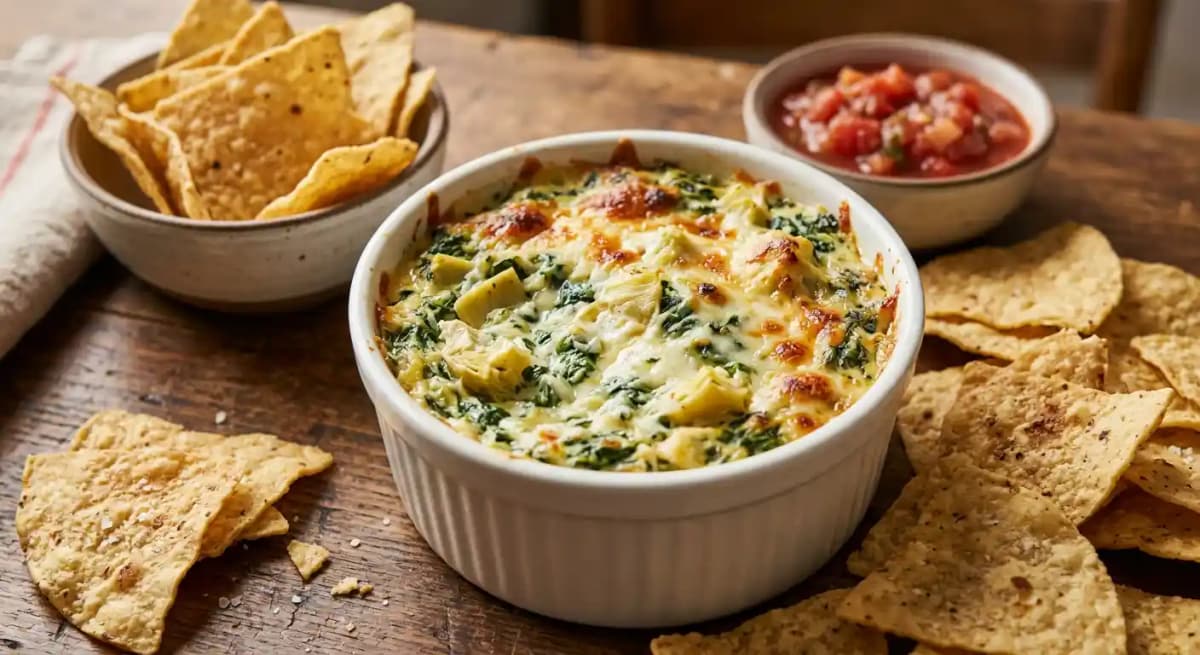 Hot Spinach and Cheese Dip