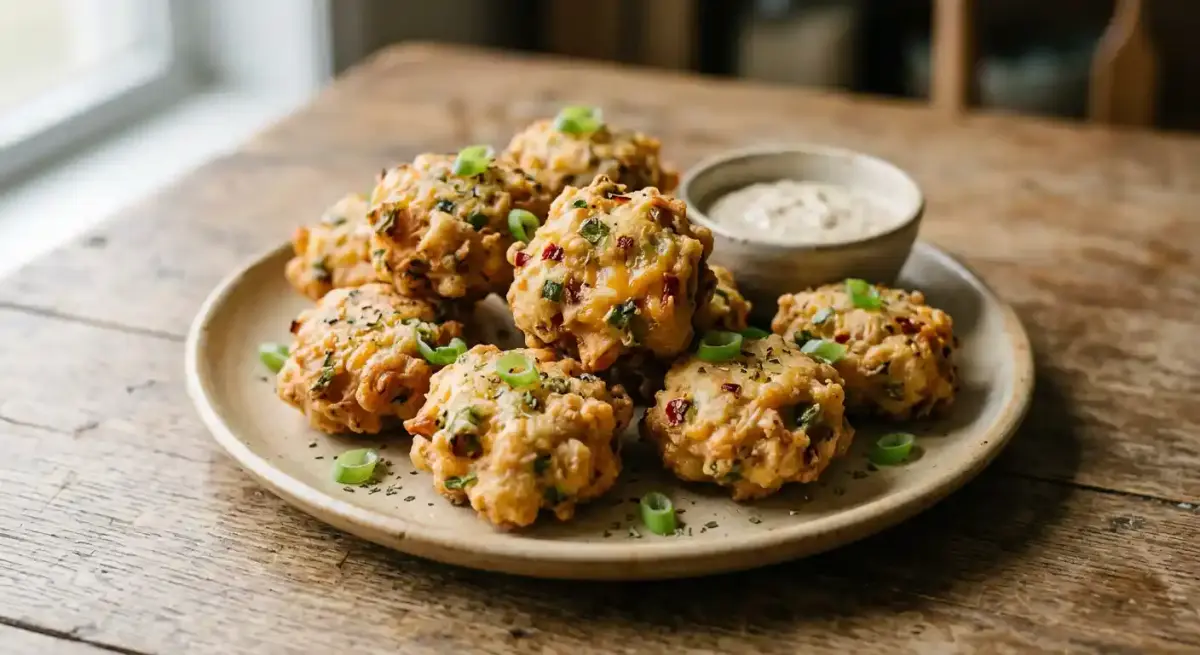 Chicken & Jalapeño Fritters