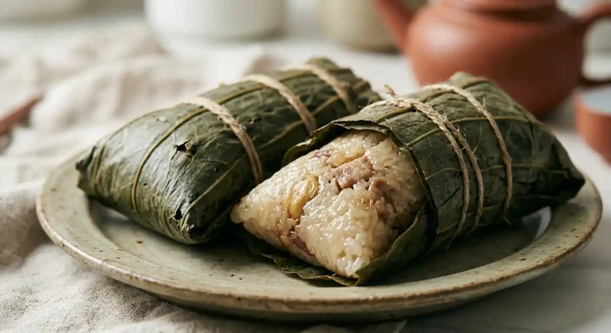 Sticky Rice Lotus Leaf Wrap (2) **