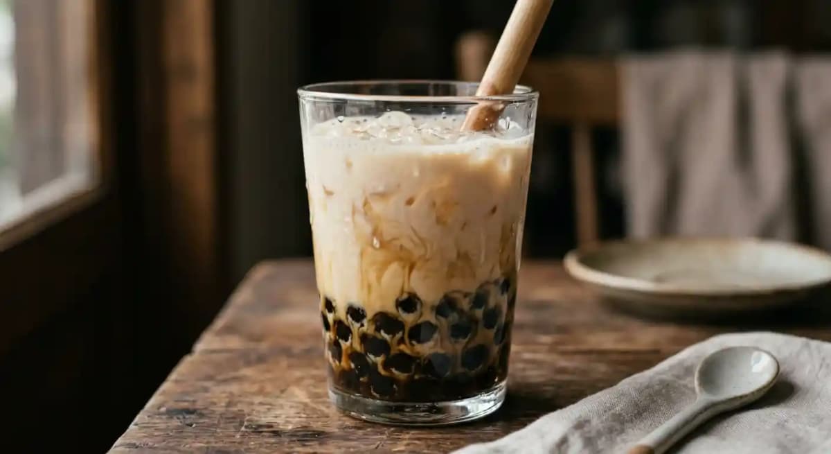 Brown Sugar Boba Milk Tea