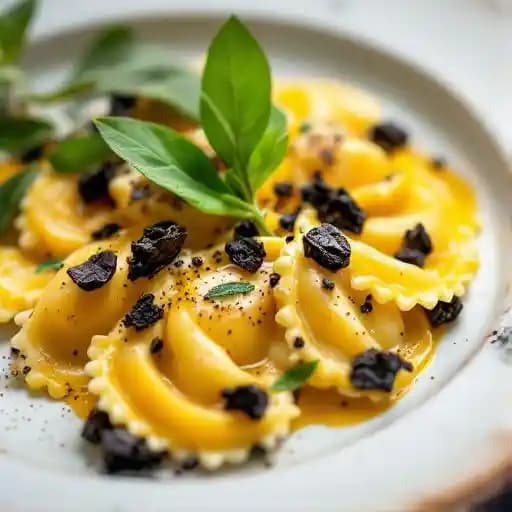 Sweet corn agnolotti