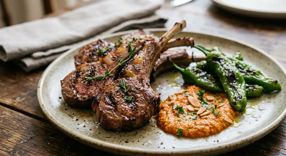Grilled Lamb Lollipops