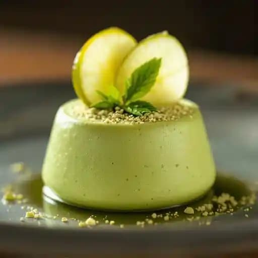 Green Apple Matcha Bavarois