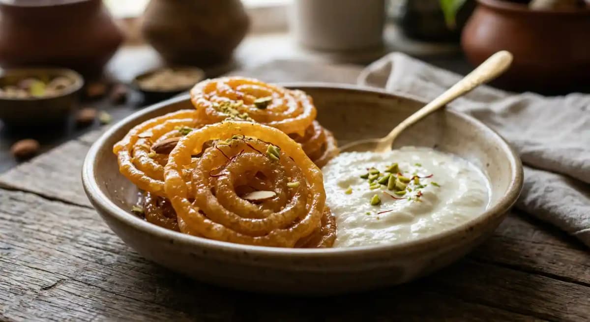 Dahi-Jalebi