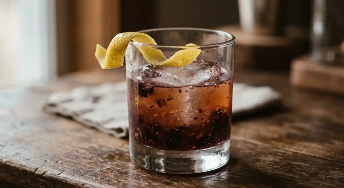 Blackberry Bourbon Sidecar