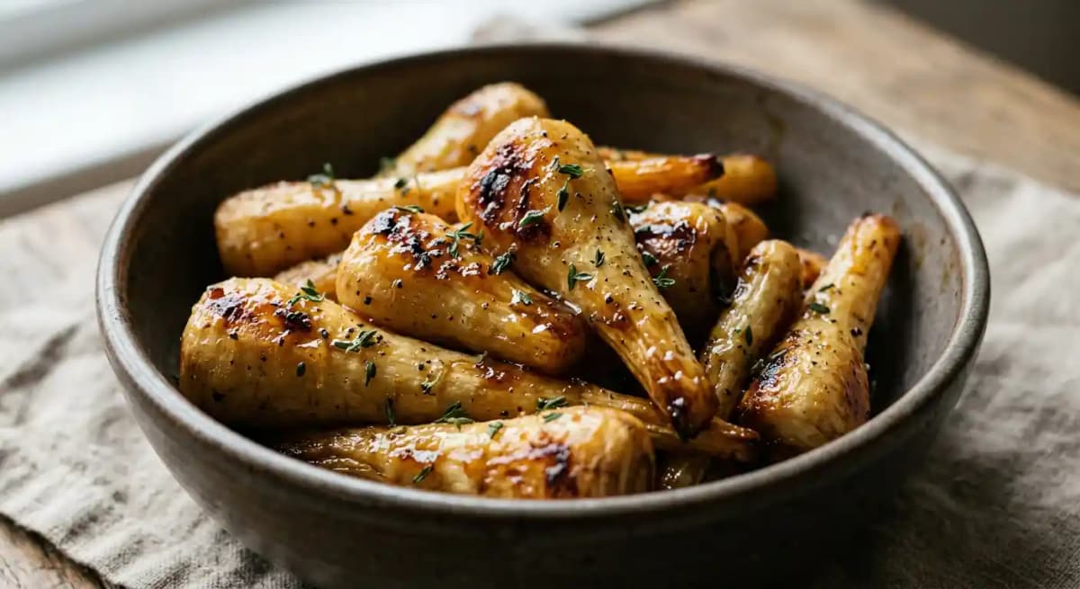 HONEY GLAZED PARSNIPS
