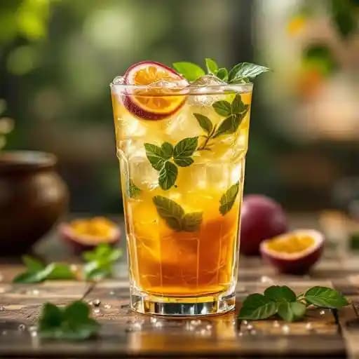 Iced Passion Fruit Green Tea