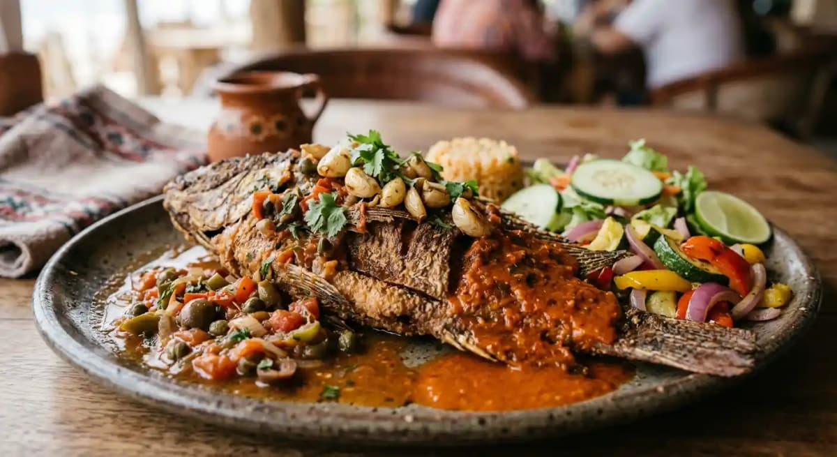 Mojarra Frita, Veracruz, Diabla, Al Ajo