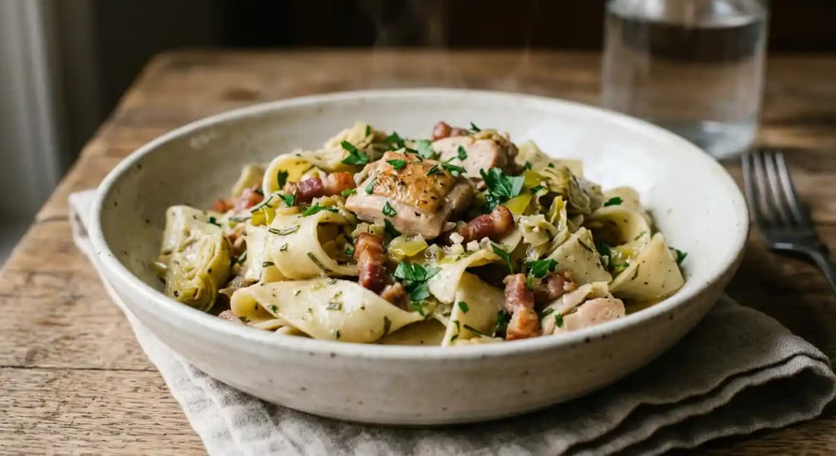 HAND-CUT ROSEMARY PAPPARDELLE