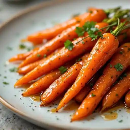 Butter and Mirin Glazed Carrots