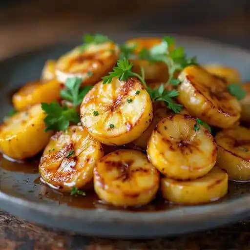 SIDE DISH - Caramelized Bananas