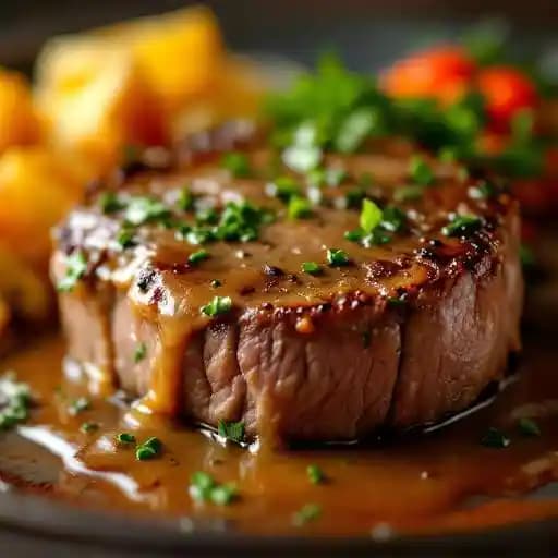TOURNEDOS OF BEEF ‘AU POIVRE’