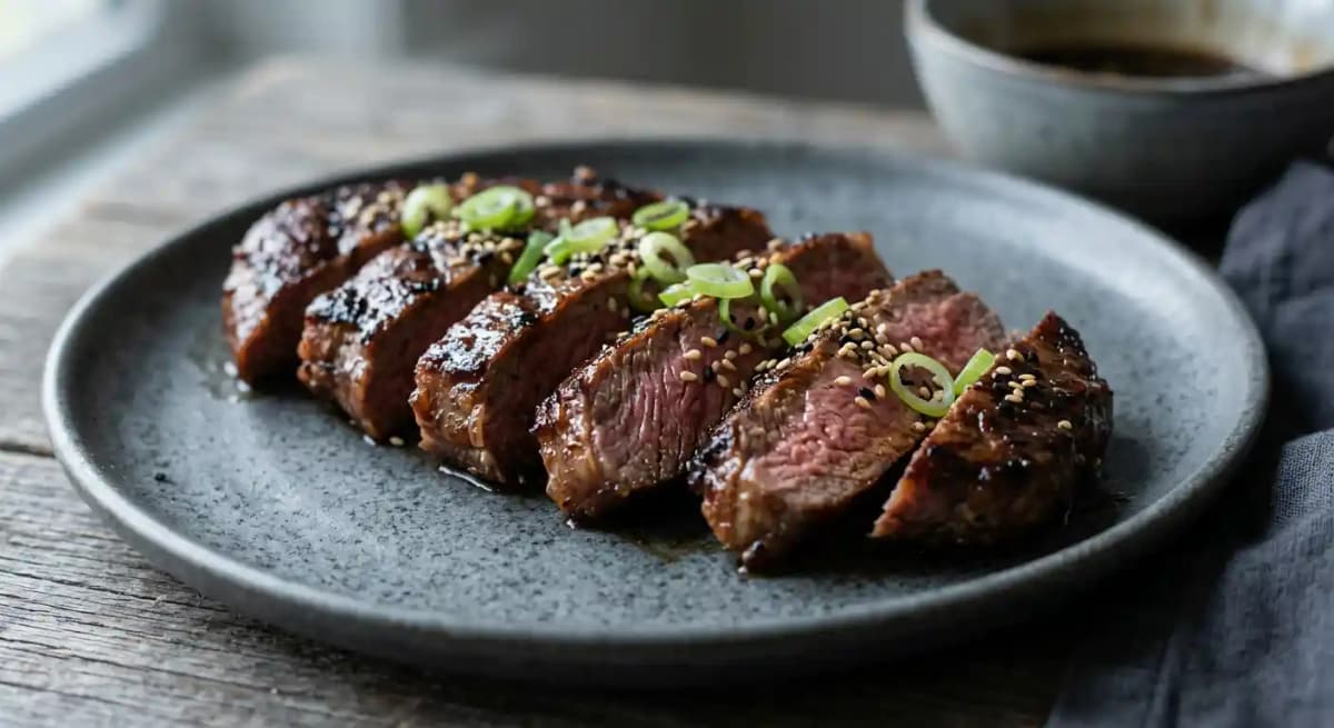 Teriyaki-Marinated Steak