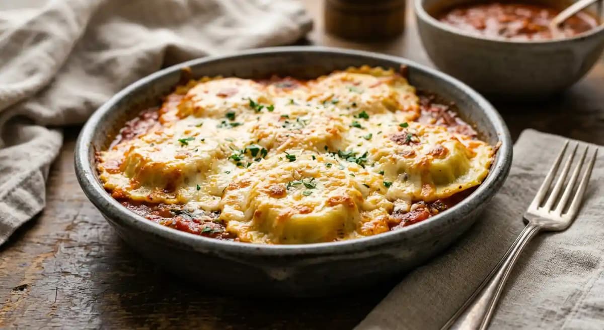 Baked Seven-Cheese Ravioli