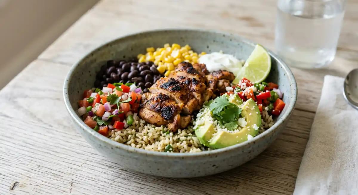 Southwest Rice Bowl with Chicken