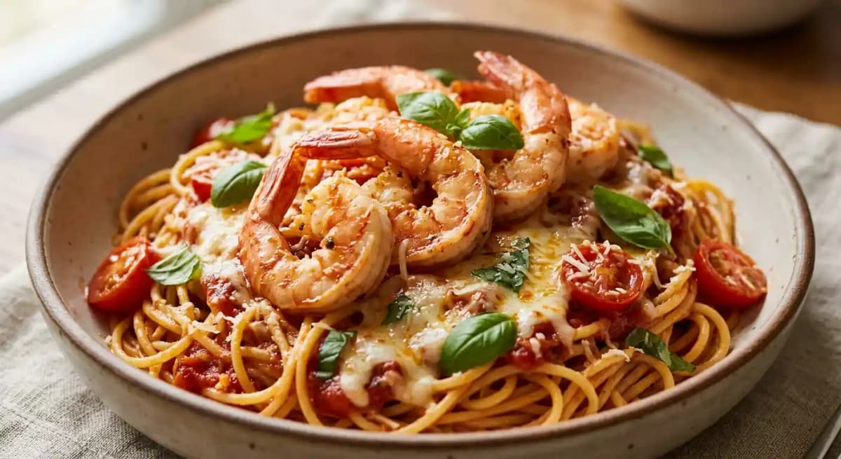 Shrimply Caprese