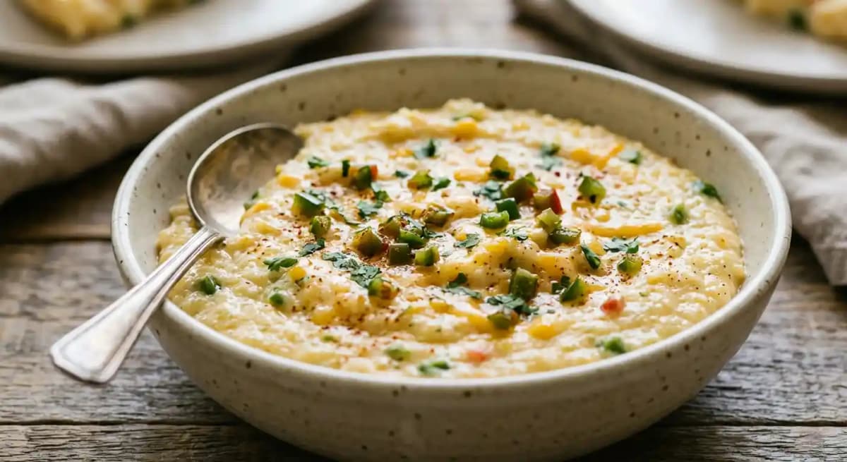 Jalapeño cheese grits