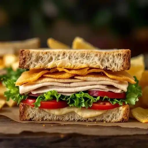 Turkey Sandwich with Chips