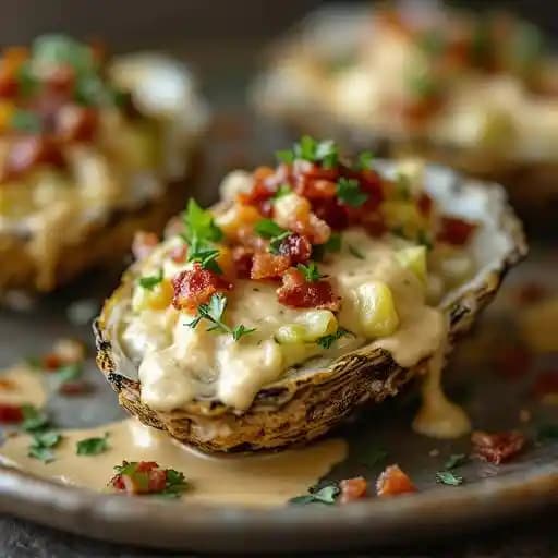 CRISPY OYSTER ROCKEFELLER