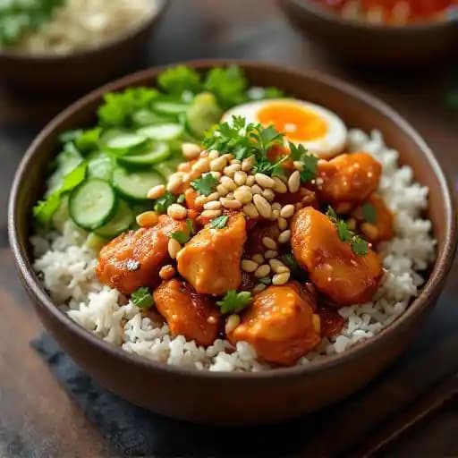 -(Bento)口水雞便當(辣🌶)(含花生🥜) / (Bento)Chicken in Special Chilli Sauce Bento(Spicy🌶)(incl. Peanuts🥜)