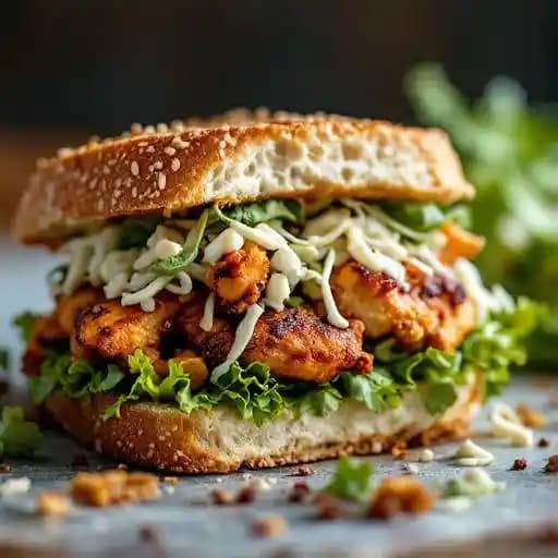 Jerk Chicken Salad Melt