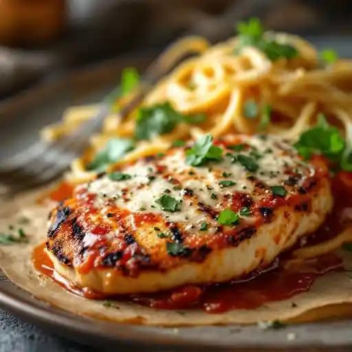 Grilled Chicken Parmigiano