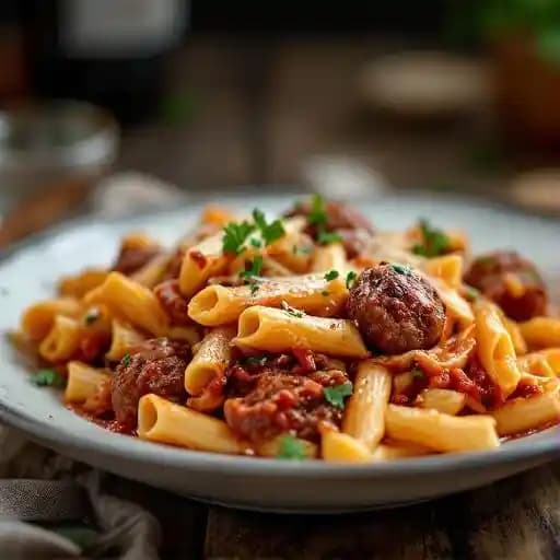 Baked Rigatoni Parmigiano