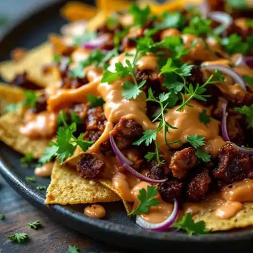 Smoked Duck Nachos