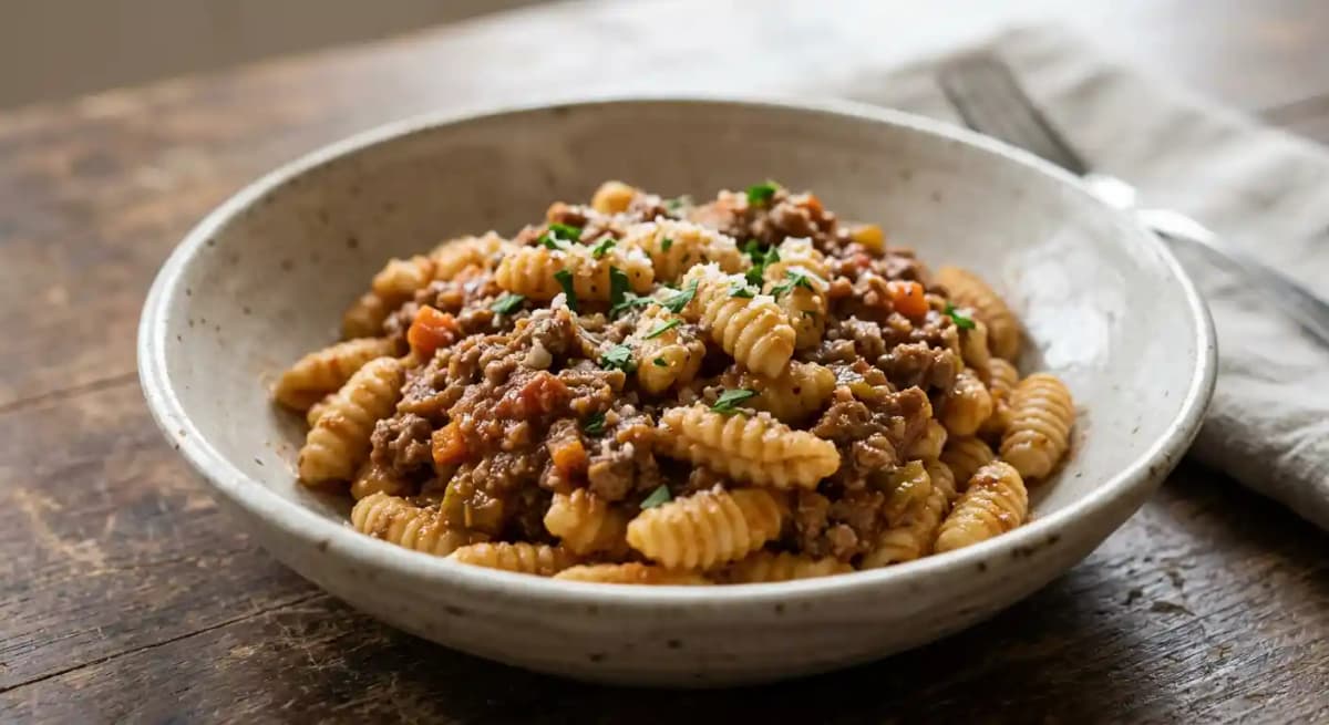 CAVATELLI BOLOGNESE